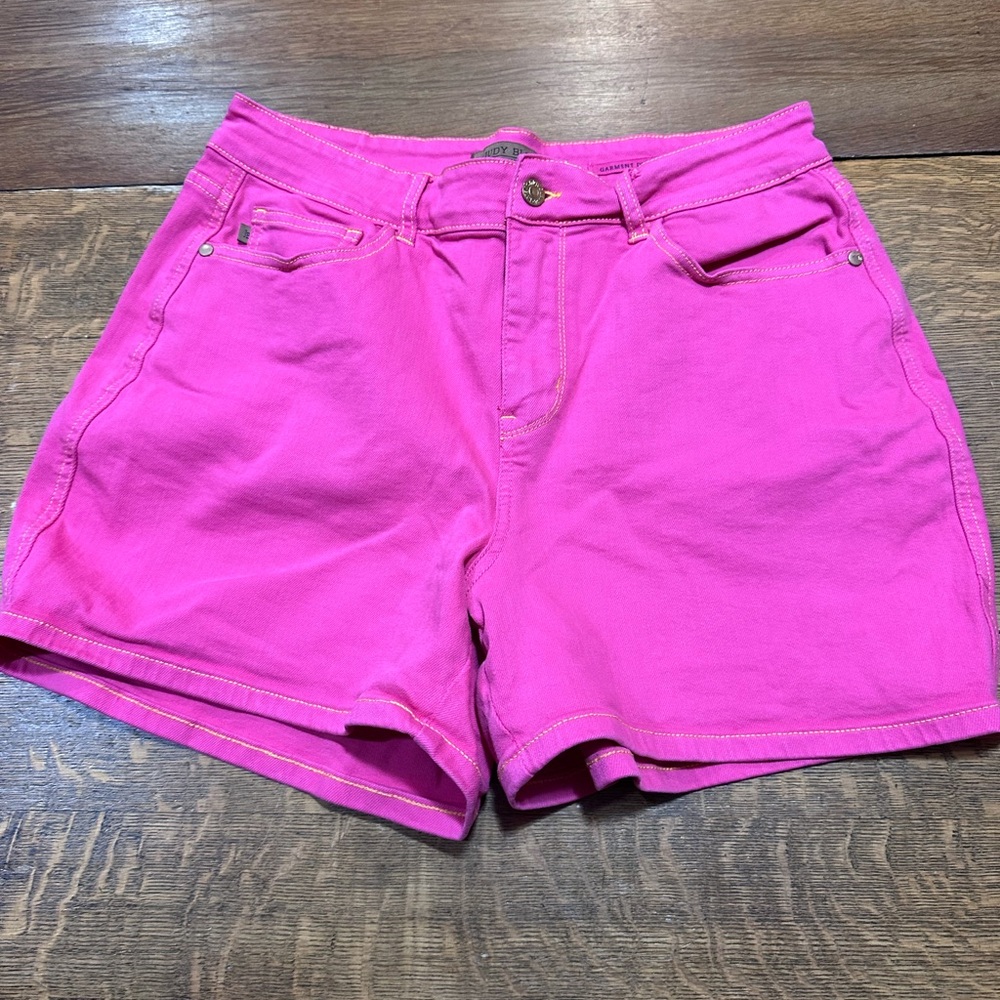 Judy Blue Fuchsia Jean Shorts